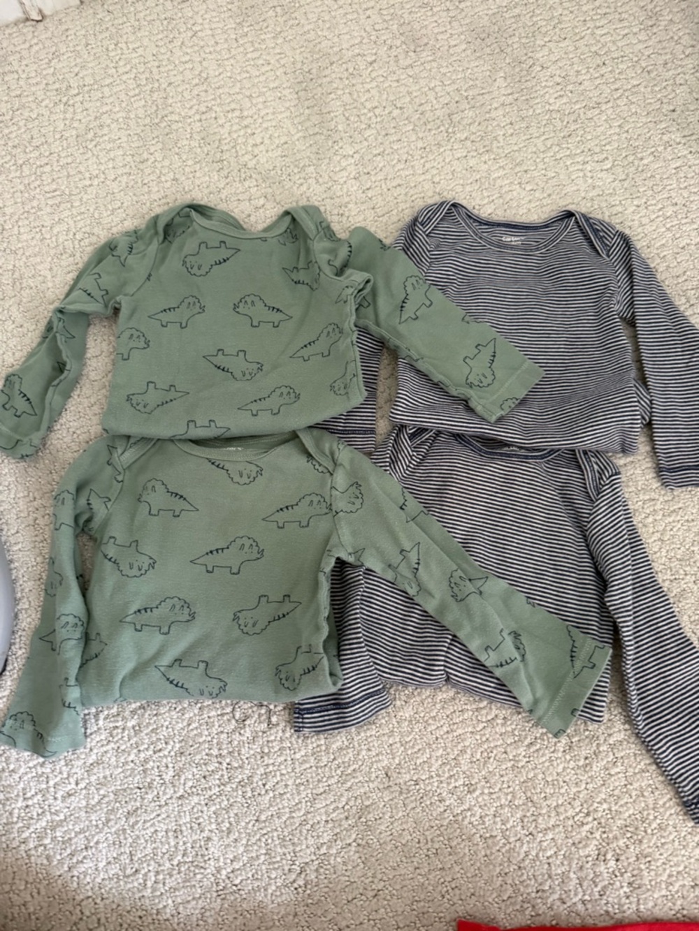Carters bundle long sleeve for twins